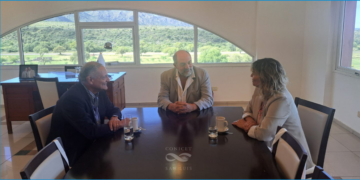 AUTORIDADES DEL CONICET SAN LUIS SE REÚNEN CON EL RECTOR DE LA ULP