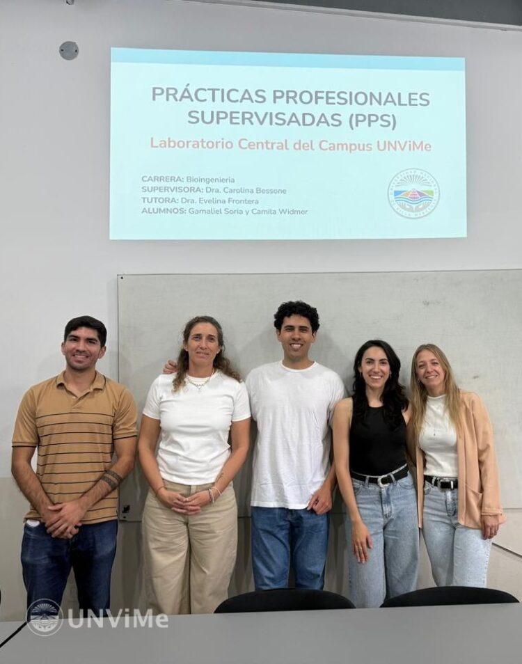 ESTUDIANTES DE BIOINGENIERÍA COMPLETARON SU PRÁCTICA PROFESIONAL SUPERVISADA EN NUESTRA UNIVERSIDAD