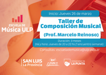 LA ESCUELA DE MÚSICA PRESENTA EL NUEVO TALLER DE COMPOSICIÓN MUSICAL