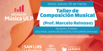 LA ESCUELA DE MÚSICA PRESENTA EL NUEVO TALLER DE COMPOSICIÓN MUSICAL