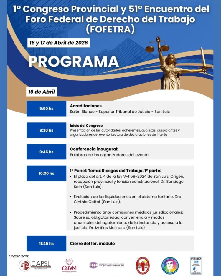 CAPSL: CONGRESO PROVINCIAL