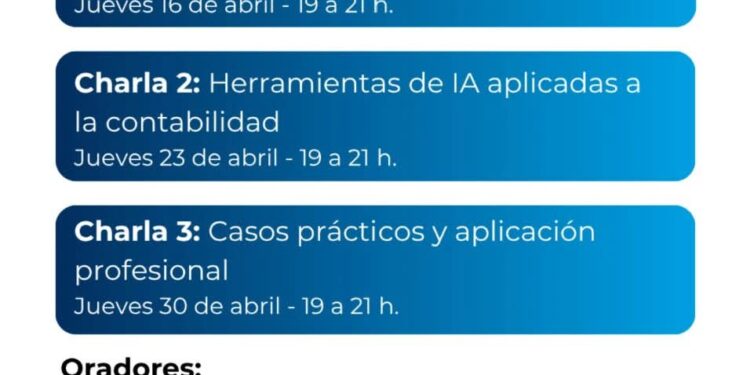 FACPCE PRESENTA UN CICLO DE 3 CHARLAS ORIENTADO A LA ACTUALIZACIÓN PROFESIONAL.