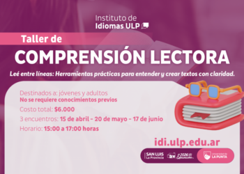 EL INSTITUTO DE IDIOMAS PRESENTA EL NUEVO TALLER DE COMPRENSIÓN LECTORA