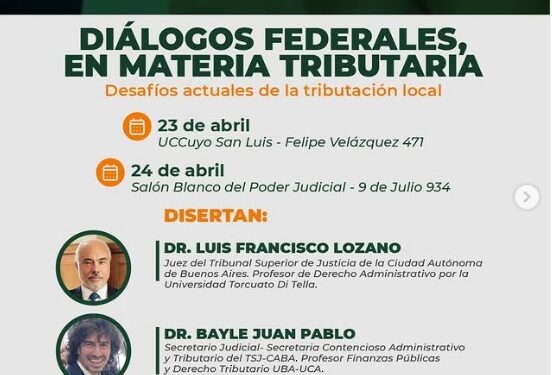 DIÁLOGOS FEDERALES EN MATERIA TRIBUTARIA