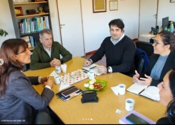 EL DECANO DE LA FCEJS DE LA UNSL,  MANTUVO UNA REUNIÓN CON LA VICERRECTORA DE LA UCCUYOSL, Y LA DECANA DE LA FACULTAD DE DERECHO Y CIENCIAS SOCIALES