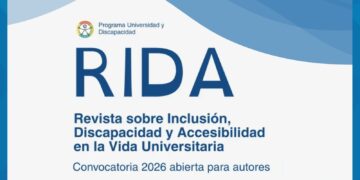 CONVOCAN A PUBLICAR TRABAJOS SOBRE INCLUSIÓN Y ACCESIBILIDAD UNIVERSITARIA