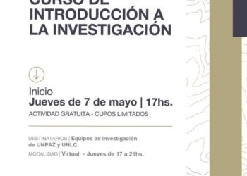 LA UNLC LANZA UN CURSO VIRTUAL GRATUITO DE INTRODUCCIÓN A LA INVESTIGACIÓN JUNTO A LA UNPAZ