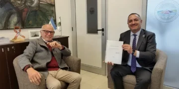 EL RECTOR RECIBIÓ AL MG. PROF. RICARDO ULISES MIRANDA PARA AVANZAR EN UNA PROPUESTA ACADÉMICA DE HISTORIA