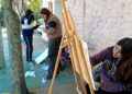 ESTUDIANTES DE ARTES VISUALES REALIZARON PRÁCTICAS DE DIBUJO Y PINTURA AL AIRE LIBRE EN PIEDRA BLANCA