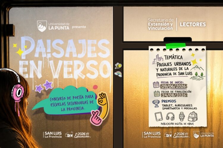 LA ULP LANZÓ “PAISAJES EN VERSO” UN CONCURSO DE POESÍA PARA ESTUDIANTES