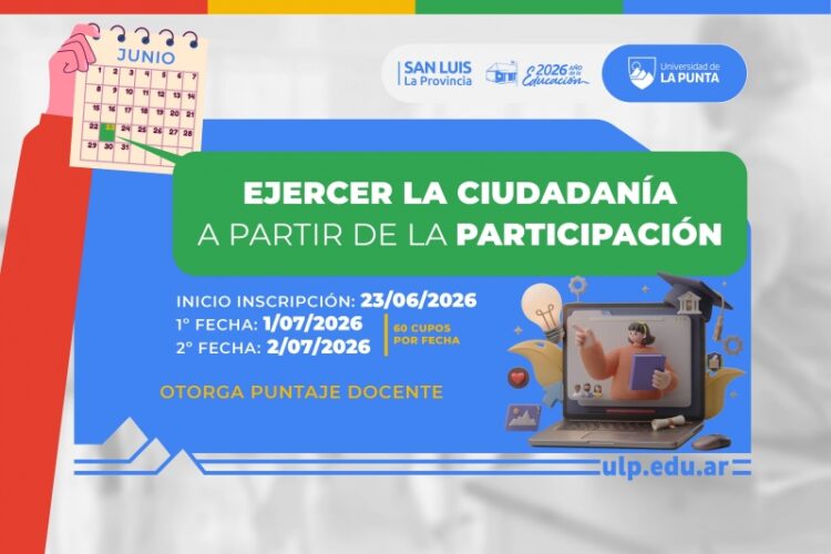 LA ULP LANZA EL CURSO “EJERCER LA CIUDADANÍA A PARTIR DE LA PARTICIPACIÓN”