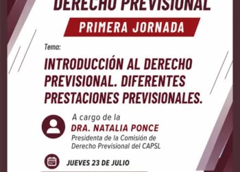 CAPSL: ⚖️ COMIENZA EL CICLO DE CAPACITACIONES SOBRE DERECHO PREVISIONAL