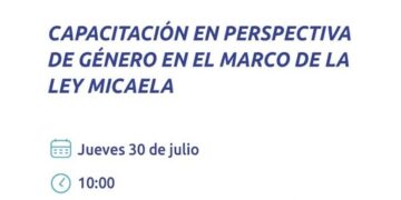 CAPSL: CAPACITACIÓN EN PERSPECTIVA DE GÉNERO EN EL MARCO DE LA LEY MICAELA