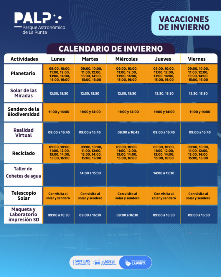 LA ULP INVITA A DISFRUTAR DE PROPUESTAS LÚDICAS, CIENTÍFICAS, VISITAS GUIADAS Y TALLERES