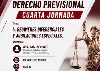 📚⚖️ CUARTA JORNADA DEL CICLO DE CAPACITACIONES SOBRE DERECHO PREVISIONAL