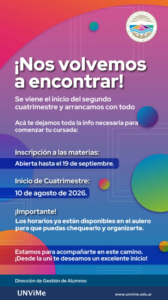LA UNVIME RETOMA SUS ACTIVIDADES ACADÉMICAS ESTE 10 DE AGOSTO