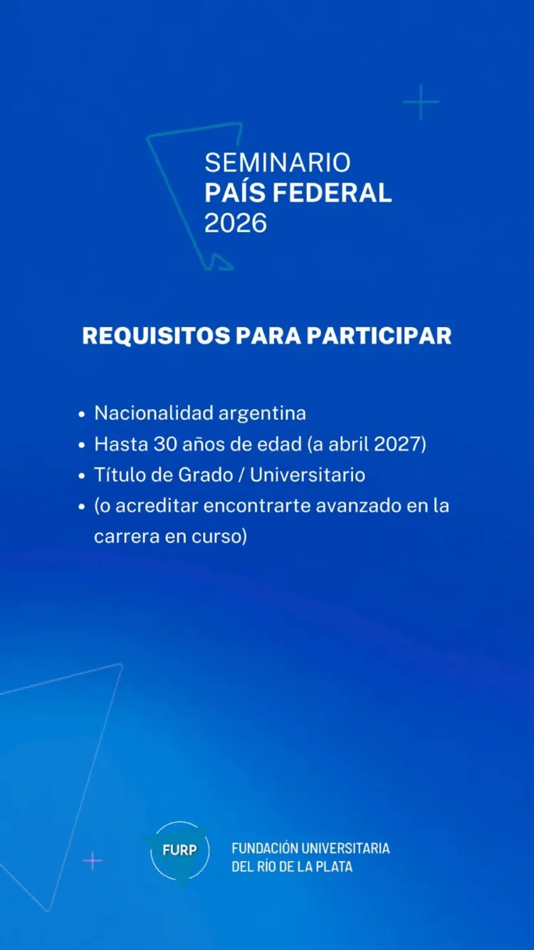 LA FURP BUSCA JÓVENES DE TODO EL PAÍS PARA UNA EXPERIENCIA QUE PUEDE LLEVARLOS A ESTADOS UNIDOS