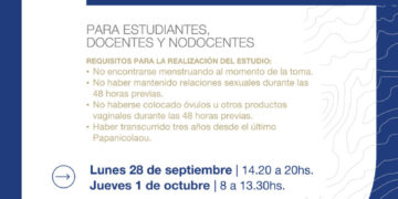 LA UNLC INVITA A LA JORNADA DE PREVENCIÓN Y CUIDADO DE LA SALUD GINECOLÓGICA