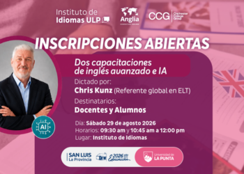 UN EXPERTO INTERNACIONAL DICTARÁ TALLERES PARA INCORPORAR LA IA EN EL ESTUDIO DEL INGLÉS