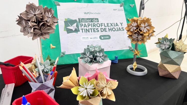 DEL PAPEL EN DESUSO A UNA NUEVA FORMA DE CREAR: LA ULP PROPONE APRENDER PAPIROFLEXIA Y REUTILIZAR MATERIALES