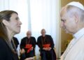 AGUSTINA RODRÍGUEZ SAÁ REPRESENTÓ A LAS UNIVERSIDADES ANTE EL PAPA LEÓN XIV