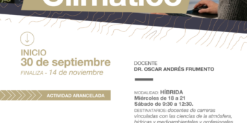 LA UNLC OFRECE UN CURSO DE POSGRADO SOBRE EL SISTEMA CLIMÁTICO