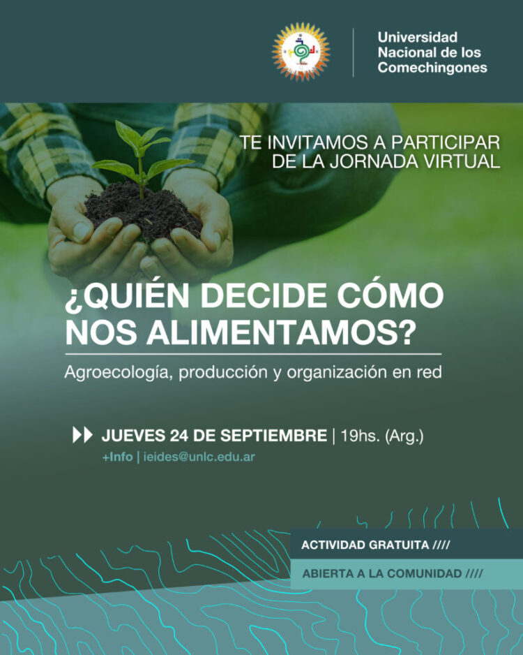 LA UNLC INVITA A PARTICIPAR DE UNA JORNADA SOBRE AGROECOLOGÍA, PRODUCCIÓN Y ORGANIZACIÓN EN RED