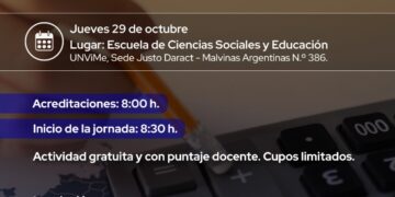 EDUCACIÓN FINANCIERA: LA UNVIME REALIZARÁ UNA JORNADA DE FORMACIÓN E INTERCAMBIO