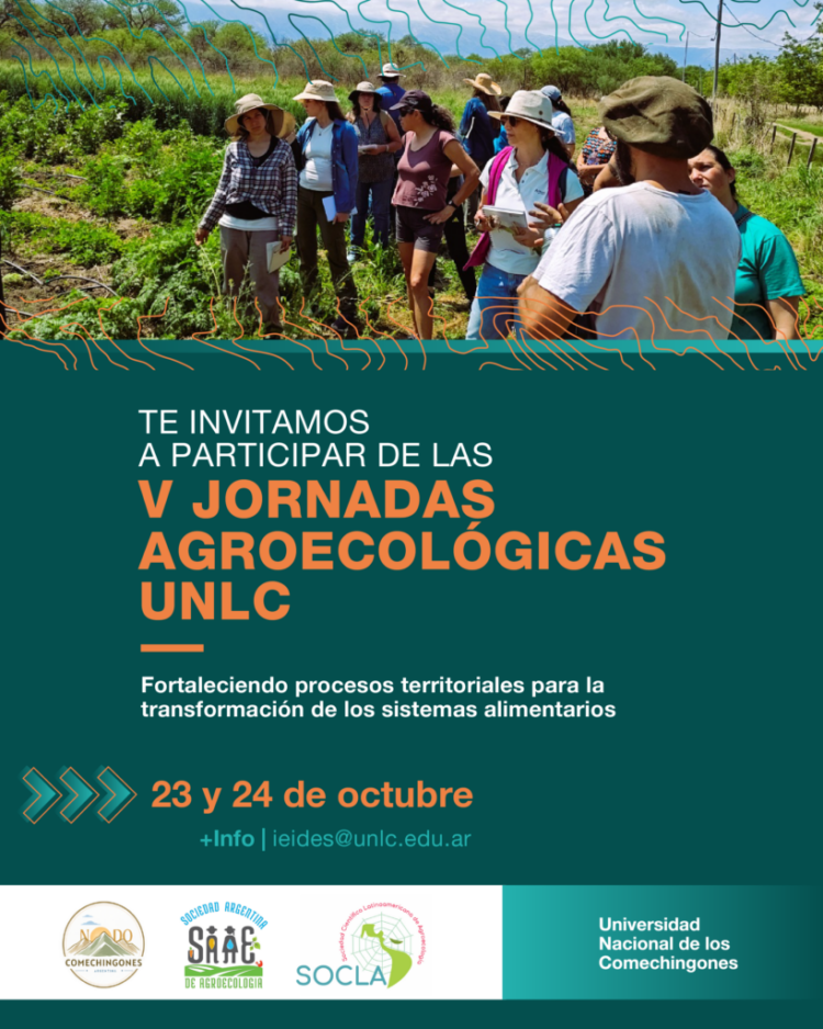 LA UNLC REALIZARÁ LAS V JORNADAS AGROECOLÓGICAS PARA FORTALECER LA TRANSFORMACIÓN DE LOS SISTEMAS ALIMENTARIOS