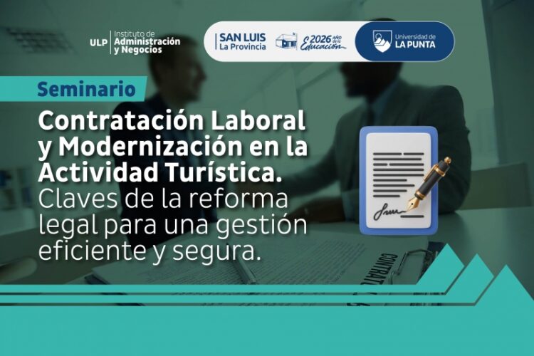 LA ULP IMPULSA UNA FORMACIÓN PARA RESPONDER AL NUEVO PANORAMA LABORAL DEL TURISMO